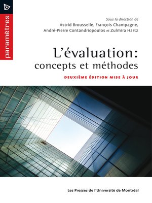 cover image of L'évaluation